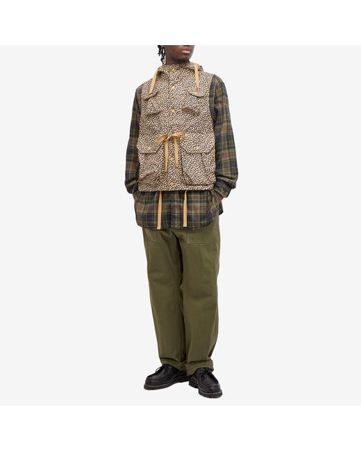 Engineered Garments Brown Field Vest for men