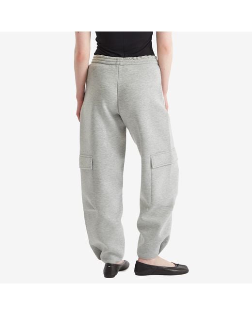 Stel Gray Cuffed Cargo Sweatpants
