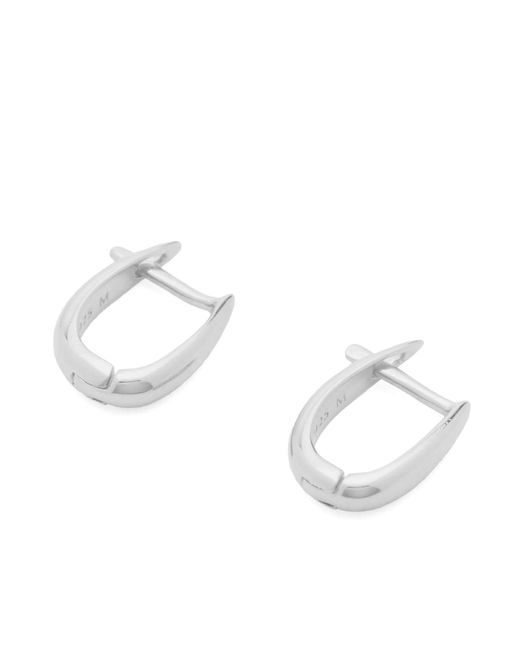 Missoma Metallic Claw Huggies