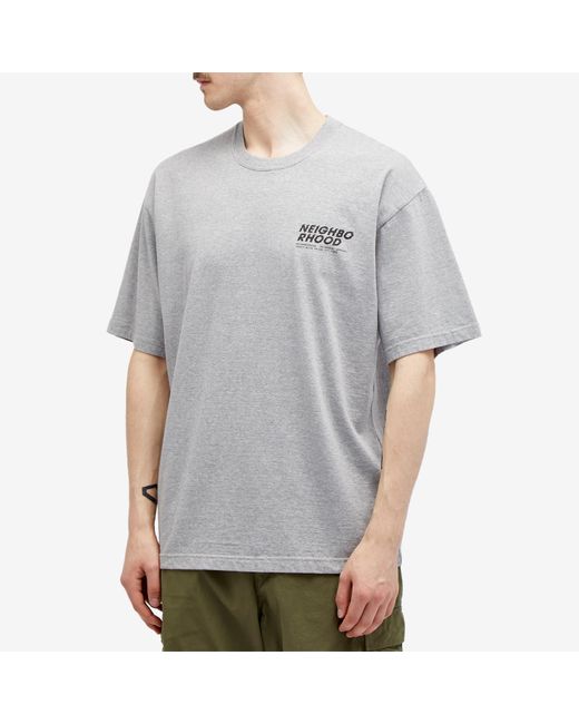 Neighborhood Gray 20 Printed T-Shirt for men