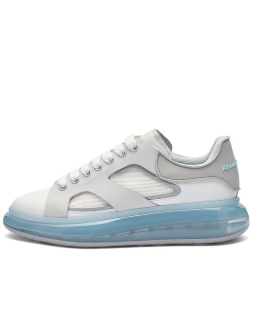 Alexander McQueen Blue Transparent Sole Oversized Sneakers for men