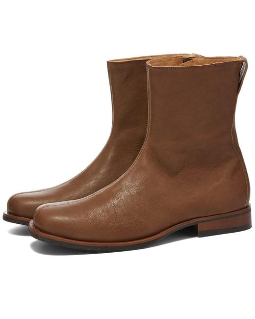 Our Legacy Leather Slim Camion Boot in Tan (Brown) for Men Lyst