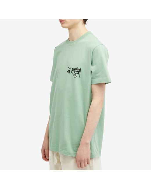 Maharishi Green Tashi Mannox Abundance Dragon T-Shirt for men