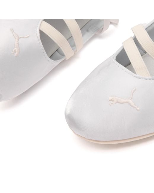 PUMA White Speedcat Ballet Sneaker