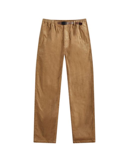 Gramicci Brown Corduroy Core Pants for men