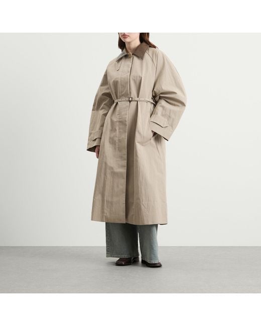 Acne Natural Ofelia Tech Trench Coat