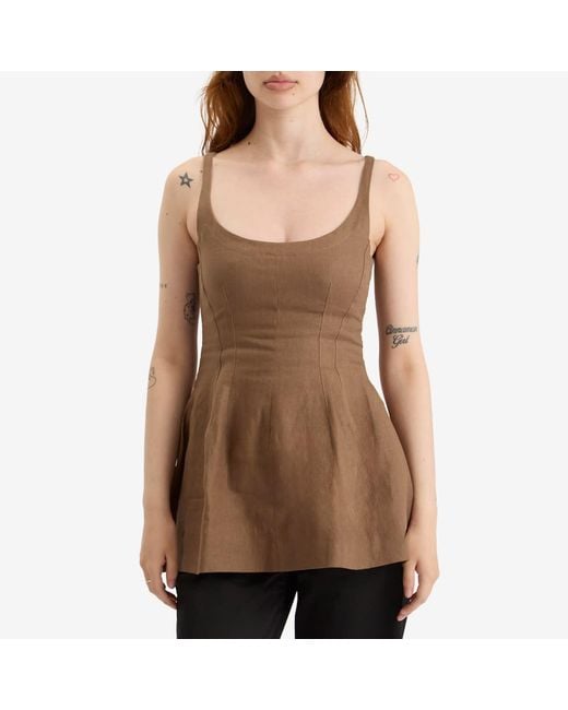 Faithfull The Brand Brown Syna Top