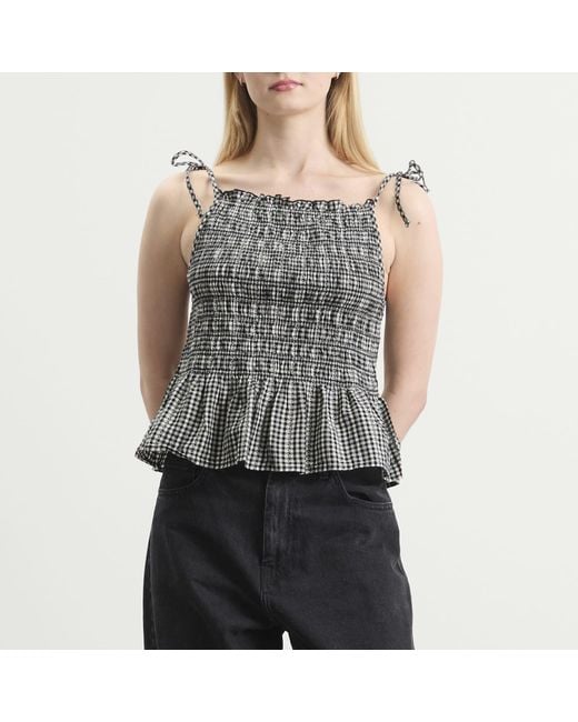 Levi's Gray Monaco Sl Blouse