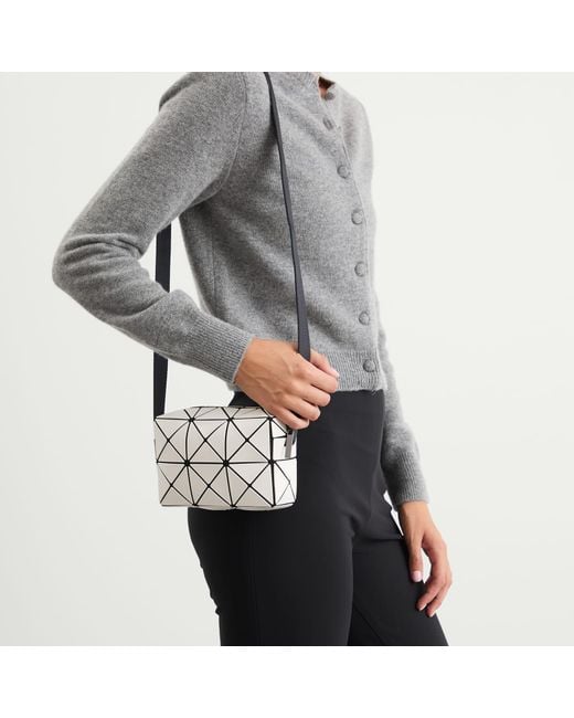 Issey Miyake White Cuboid Shoulder Bag
