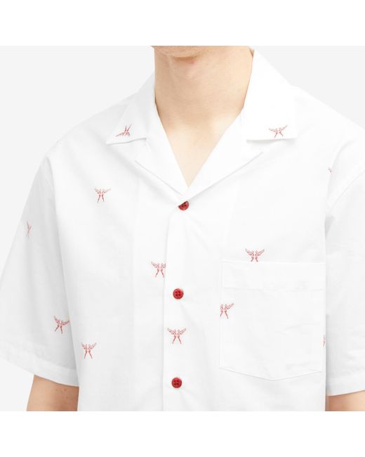 Portuguese Flannel White Angels Vacation Shirt for men