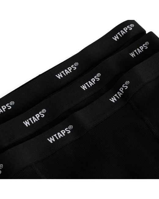 (w)taps Black Skivvies Boxer 3-Pack for men