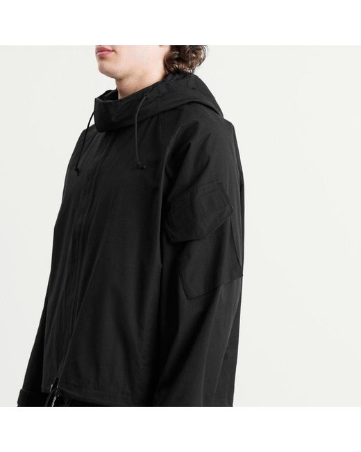 Cole Buxton Black Hooded Jacket for men