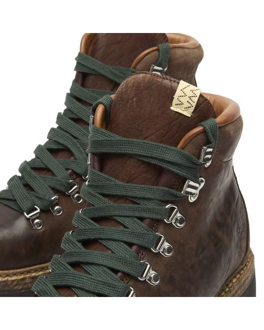 Visvim Brown Whymper Hiking Boots for men