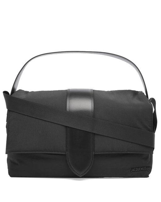 Jacquemus Black Le Messenger Bambino Nylon Messenger for men