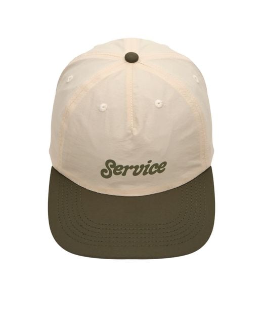 Service Works Natural Script Surf Cap for men