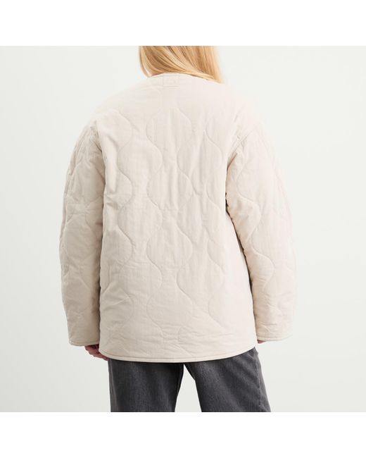 Isabel Marant Natural Étoile Nesmae Quilted Jacket