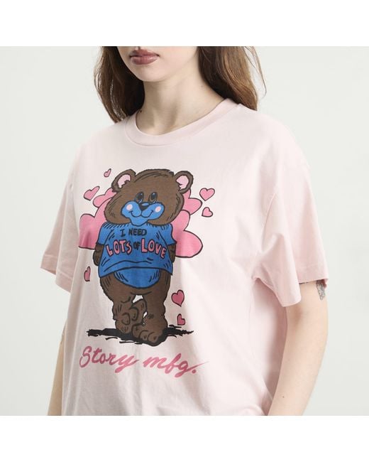 STORY mfg. Pink Grateful T-Shirt