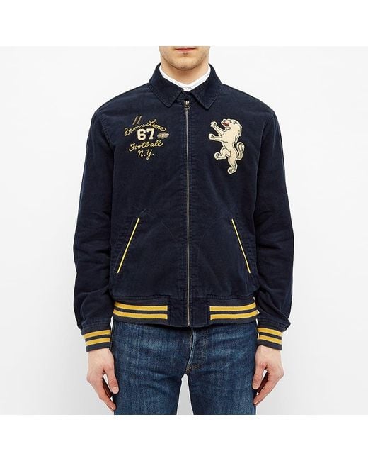 ralph lauren corduroy harrington