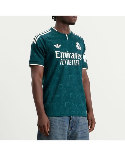 Adidas Green Real Madrid Fc Away Jersey for men