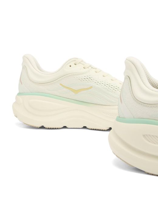 Hoka One One White W Bondi 9 Sneaker