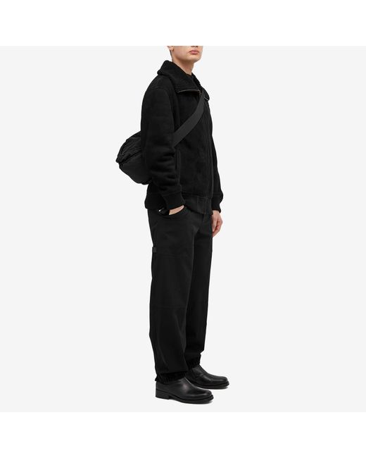 Loewe Black Cargo Trousers for men