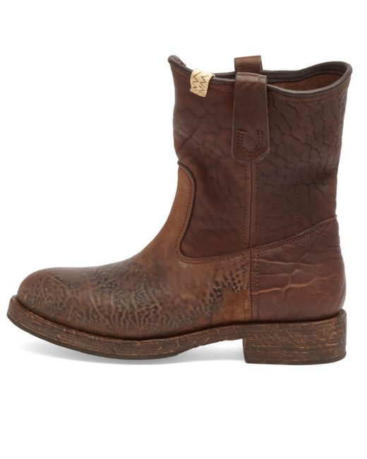 Visvim Brown Wabanaki Folk Boots for men