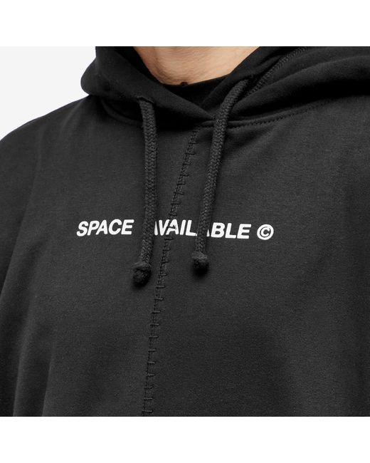 Space Available Black Artisan Nature Hoodie for men