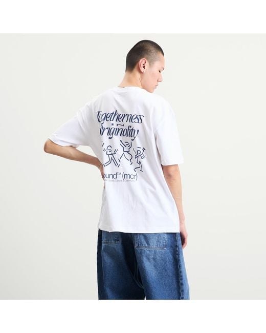 BOUND White Dancing T-Shirt for men