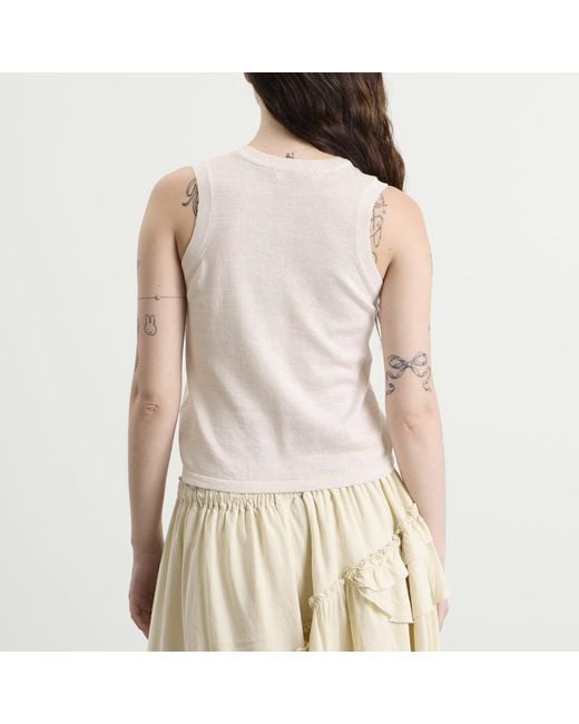 YMC Pink Dot Knit Vest