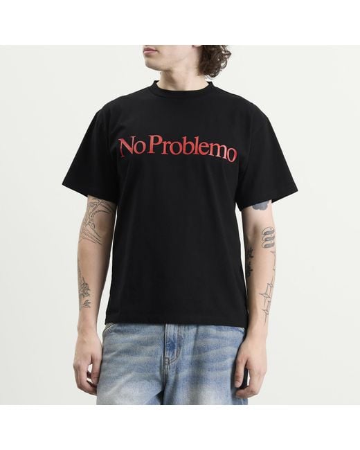No Problemo Black Ss Tee for men