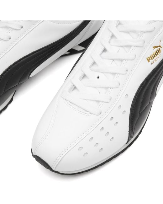 PUMA White Sprint Sneaker