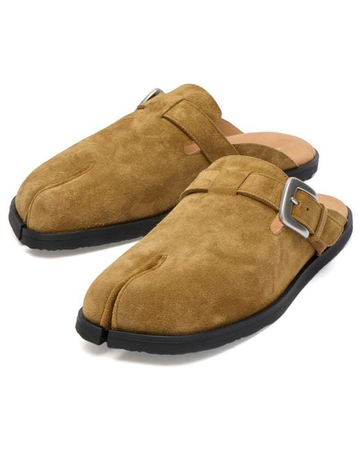 Maison Margiela Brown Tabi Anatomic Mules for men