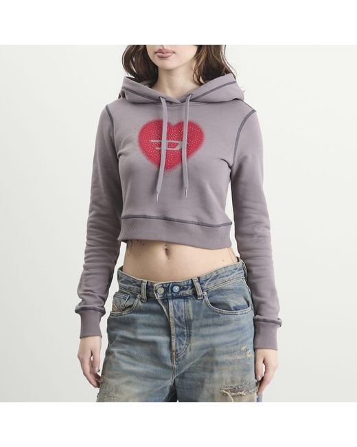 DIESEL Gray F-Slimmy Hoodie