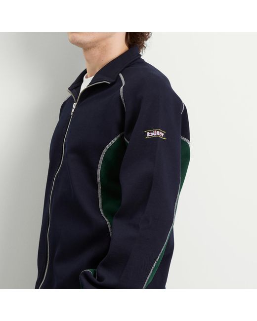 Butter Goods Black Warped Track Jacket for men