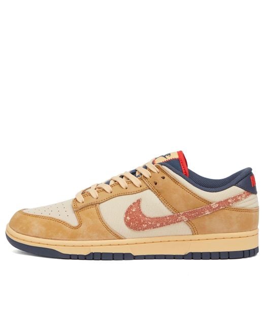 Nike Brown Dunk Low Sneakers Sand Drift Wheat for men