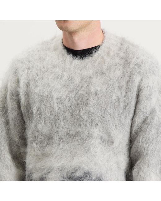 Represent Gray Ombre Knit Sweater for men