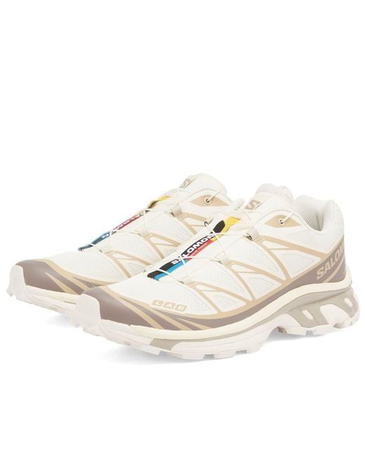 Salomon White Xt-6 Sneaker for men
