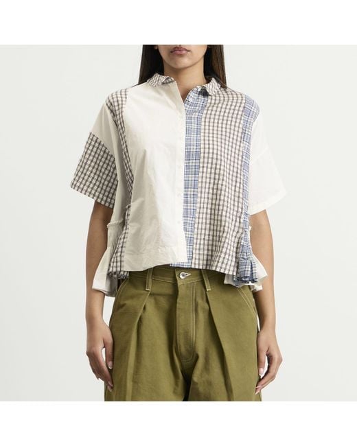 STORY mfg. Multicolor Precious Patchwork Wren Top