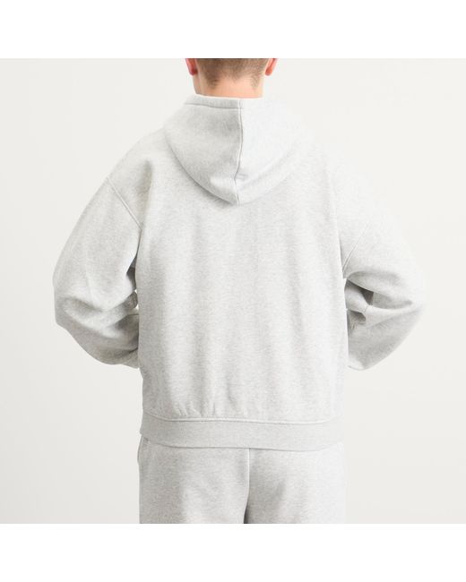 Skims White Zip Hoodie for men