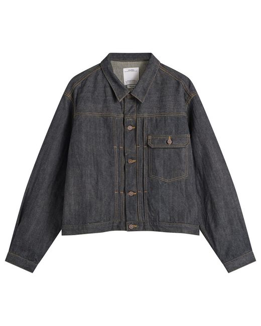 visvim MUD デニムジャケット 4 Visvim 102Xx Denim Jacket Mud Wash in Black for Men | Lyst UK