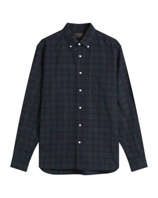 Beams Plus Multicolor Button Down Shirt for men