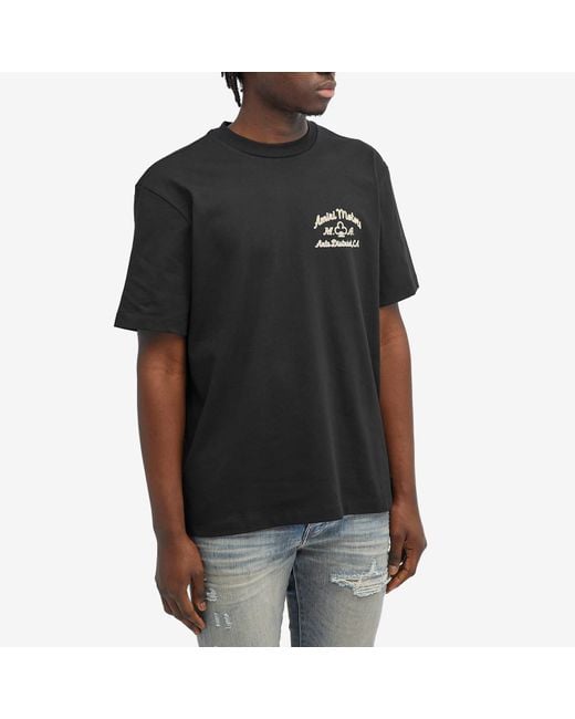 Amiri Black Motors T-Shirt for men