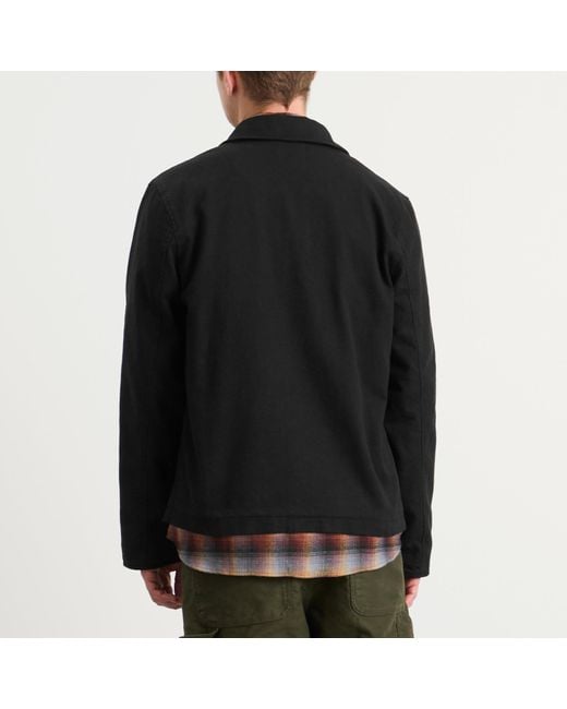 YMC Black Groundhog Chore Jacket for men