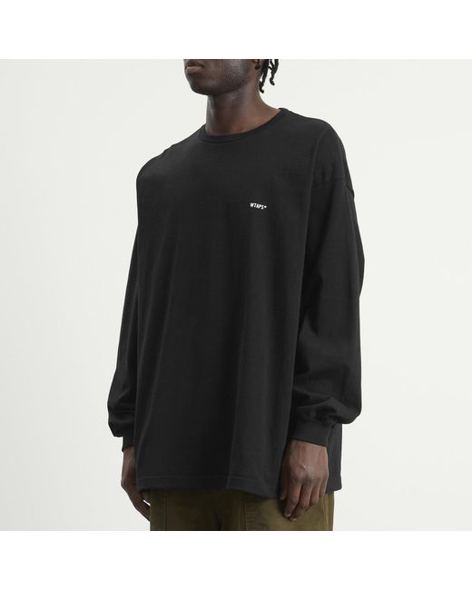 (w)taps Black Spec Long Sleeve T-Shirt for men