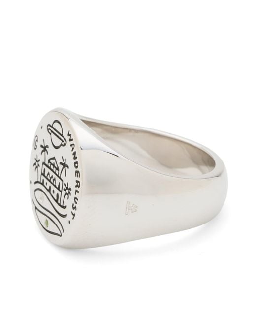Tom Wood White Wanderlust Ring