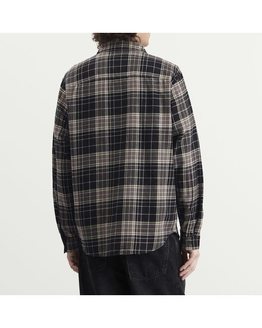 DIESEL Black Stone Washed Check Shirt for men