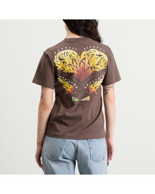 Toga Brown Toga Studs T-Shirt
