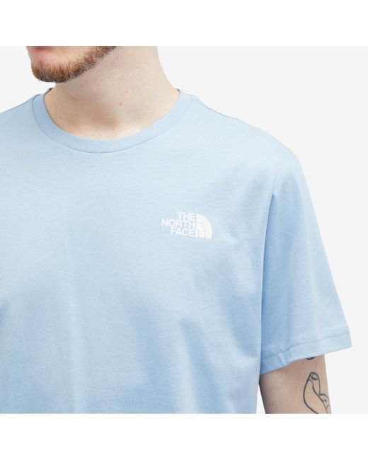 The North Face Blue Nse Redbox T-Shirt for men