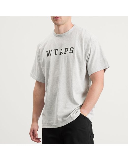 WTAPS ACADEMY LOGO ロゴ Tシャツ グレー L WTAPS Academy Logo T-Shirt in Grey for Men | Lyst UK