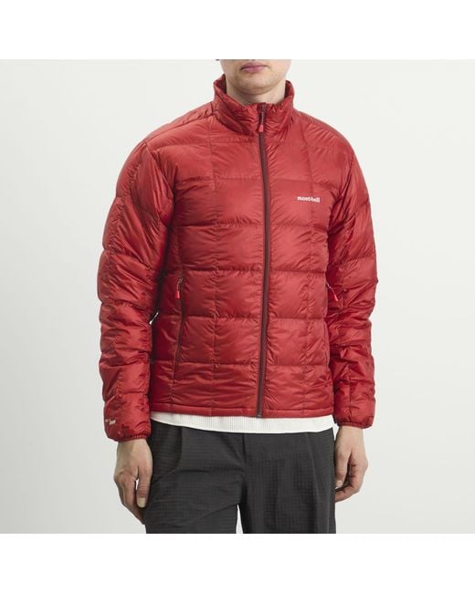 Montbell Red Superior Down Jacket for men